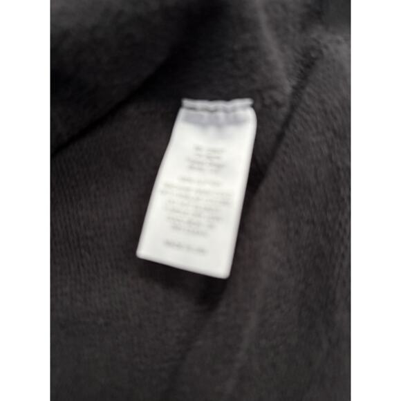 Nili Lotan Sweatshirt Women Sz M Black Distressed Neck Raglan Pullover Crewneck - Picture 6 of 8